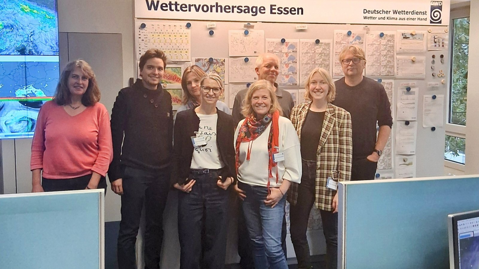 Foto von links nach rechts: Ortrun Roll, Florian Steigerwald, Anja Berg, Dana Erl, Daniela Dederichs,Jesko Kruda, Anna Siemen, Dr. Paul Dostal