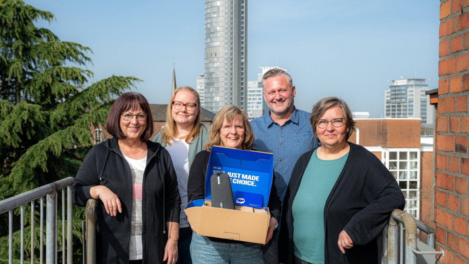 Spendenübergabe von Vonovia an das KPN-Team