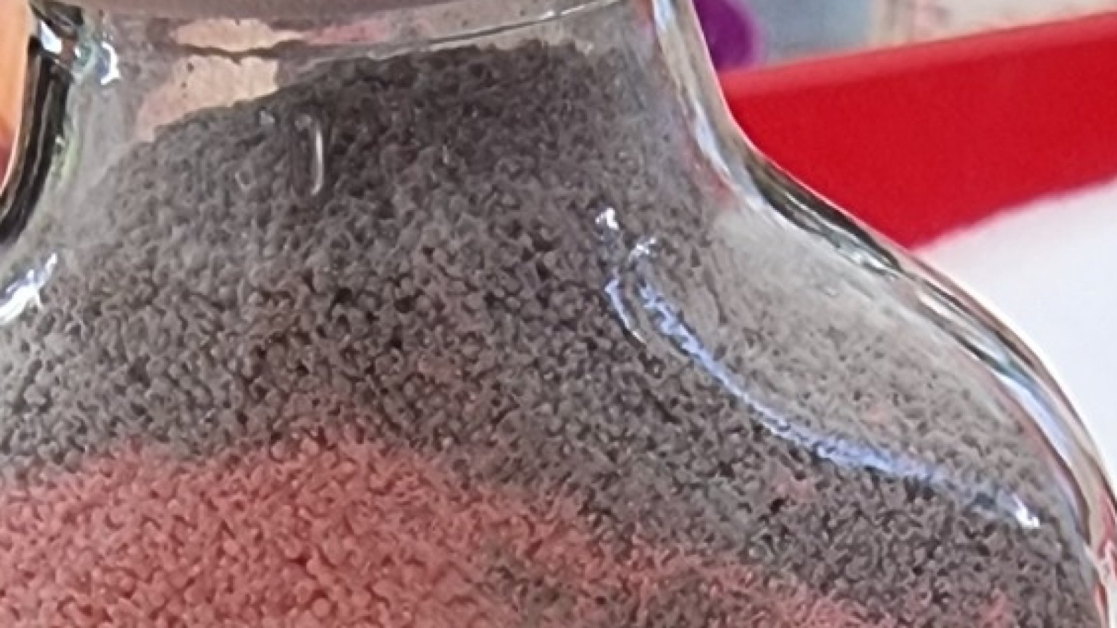 Bunte Salzflasche