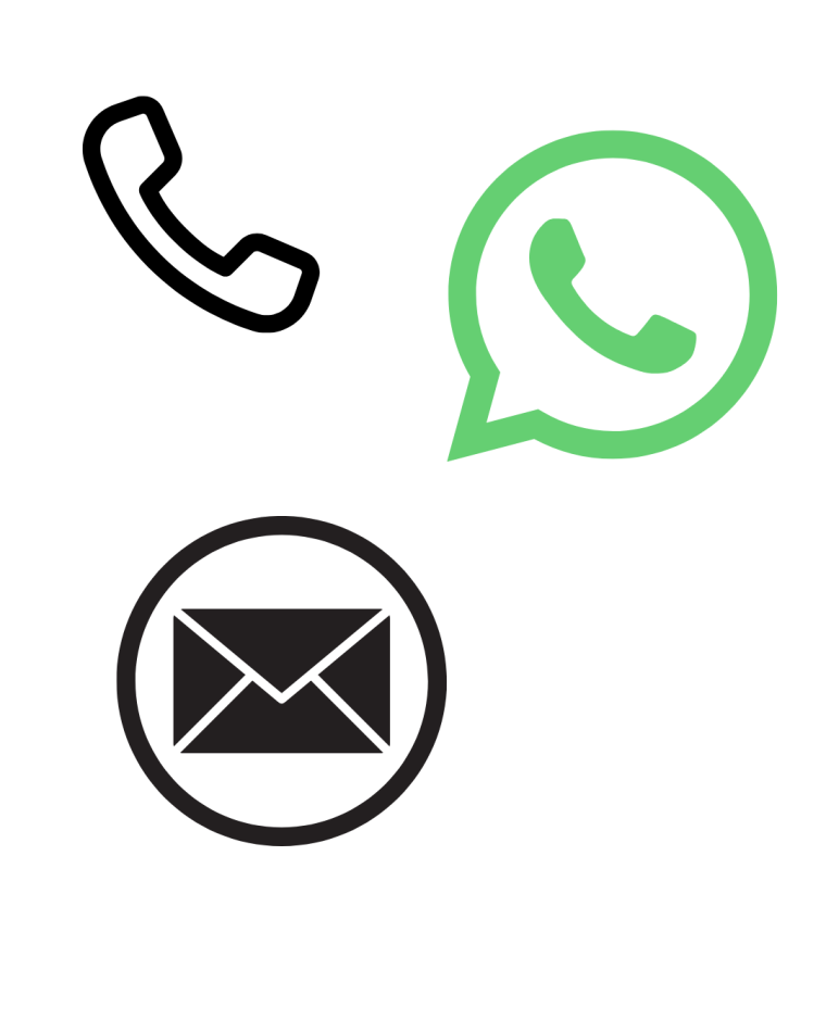 Icon Telefon, E-Mail, WhatsApp