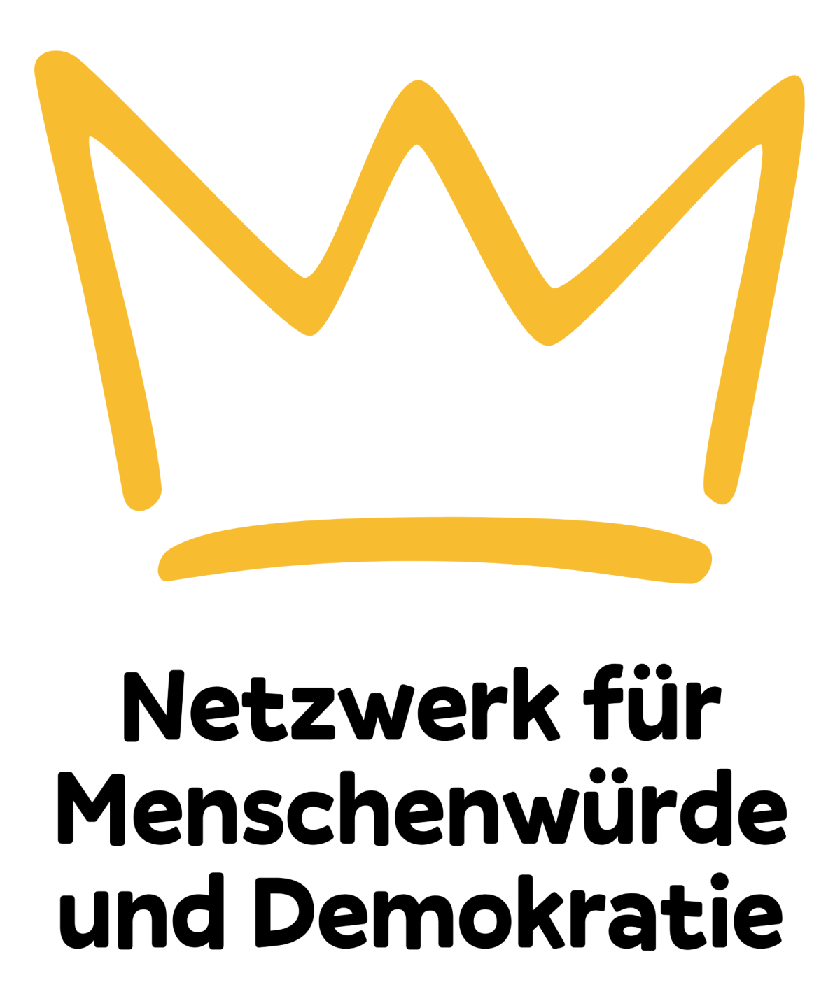 Logo Verein Würde unnantastbar mit Krone